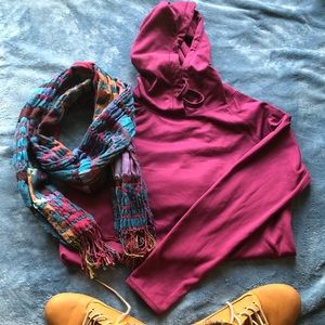 Purple Athletic Sweatshirt